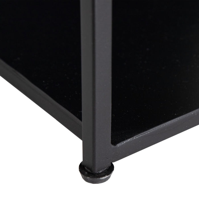 Raft SQUARE 100 x 22 x 175 cm Negru Metal