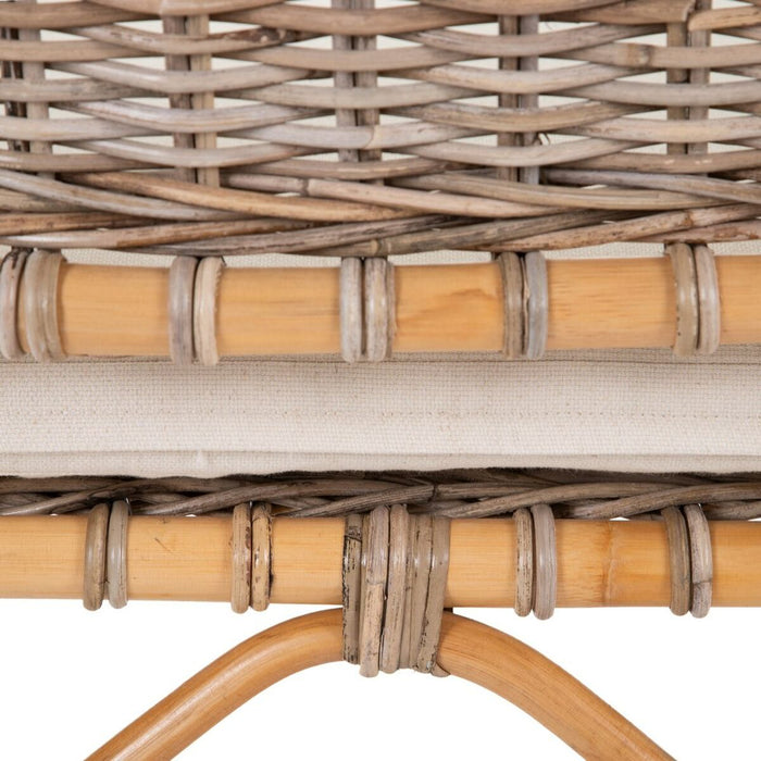 Canapea 124,5 x 70 x 80 cm Natural Ratan