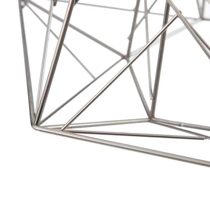 Lustră Metal Argintiu 34 x 34 x 38 cm