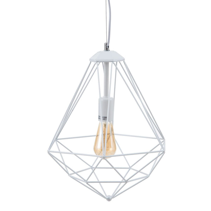 Lustră Metal Alb 34 x 34 x 39 cm