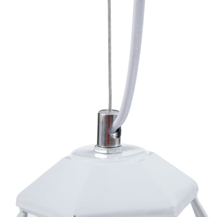 Lustră Metal Alb 34 x 34 x 39 cm