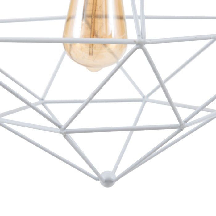 Lustră Metal Alb 34 x 34 x 39 cm