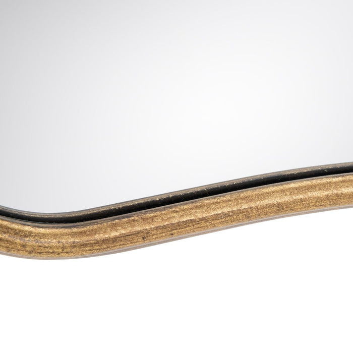 Oglindă de perete Auriu* Geam Fier DMF 77 x 2,5 x 98 cm