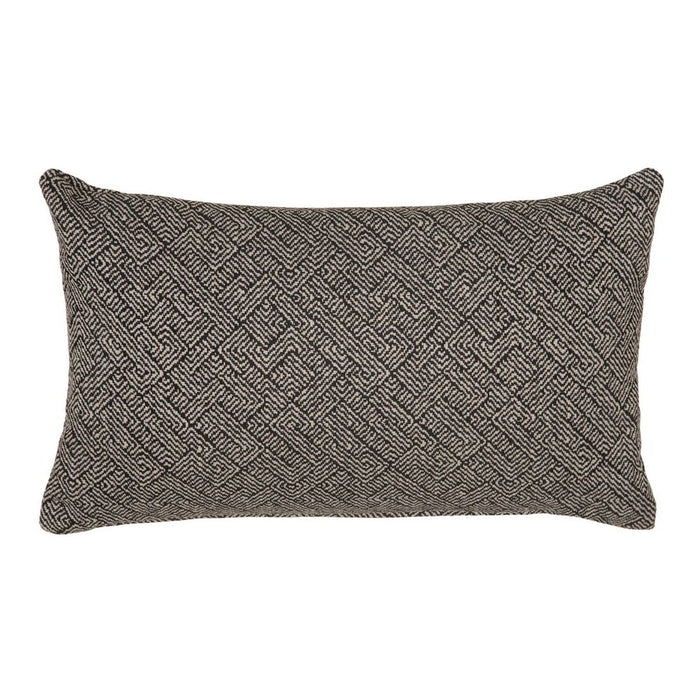 Pernă Alb Negru Geometric 50 x 30 cm