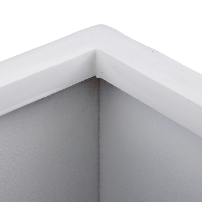 Ghiveci Gri Alb Sidef 21 x 21 x 47 cm