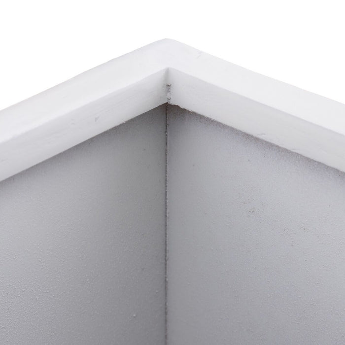 Ghiveci 31 x 31 x 61 cm Gri Alb Sidef
