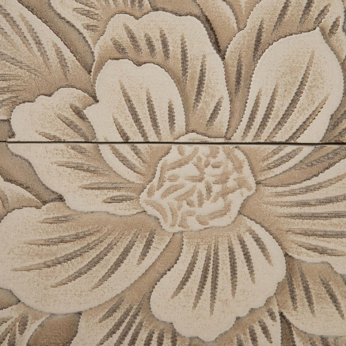 Mobilă pentru Hol cu Sertare ORIENTAL CHIC 100 x 28,5 x 75 cm Gri Maroniu DMF