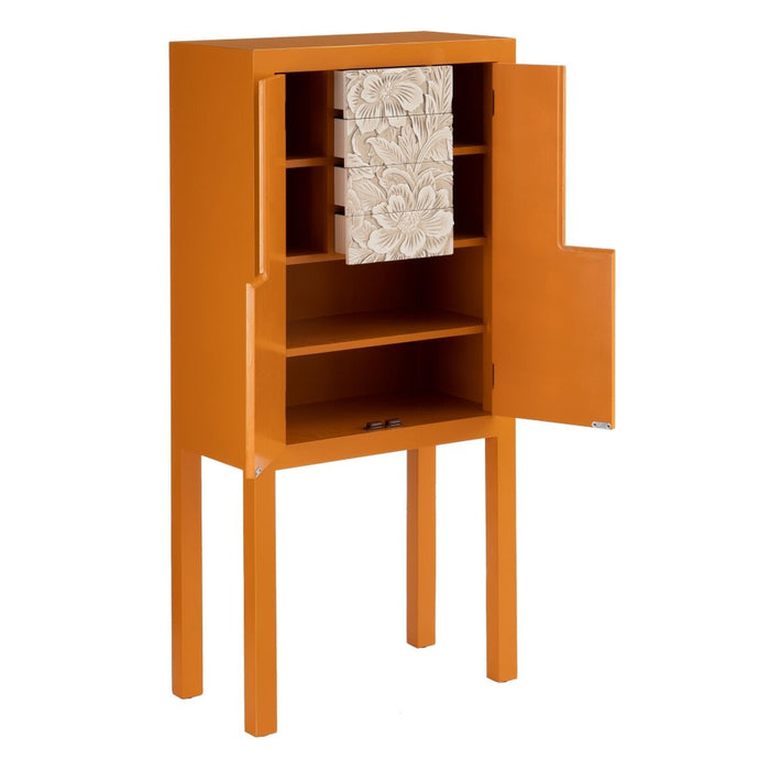 Dulap ORIENTAL CHIC 60 x 30 x 130 cm Portocaliu Lemn MDF DMF
