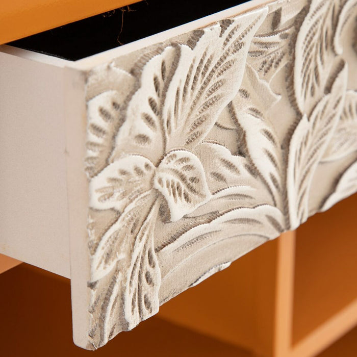 Dulap ORIENTAL CHIC 60 x 30 x 130 cm Portocaliu Lemn MDF DMF