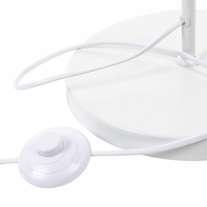 Lampă cu Picior 26 x 26 x 146 cm Metal Alb