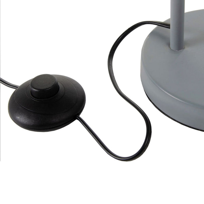 Lampă cu Picior 15,5 x 15,5 x 143 cm Gri Metal