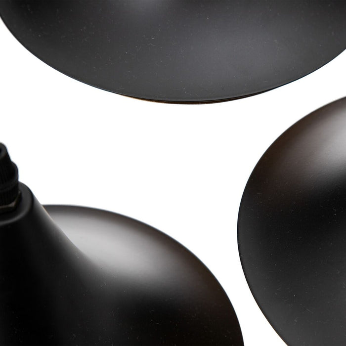 Lustră 36 x 36 x 130 cm Negru Auriu* Metal Ø 18,5 cm