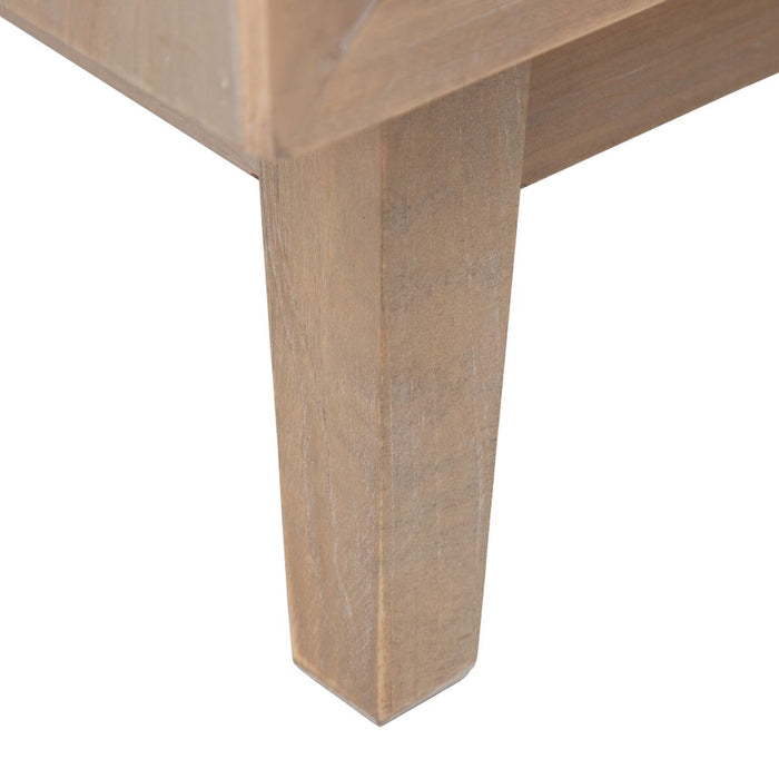Servantă KENSY 80 x 34 x 98 cm Natural Lemn Alb