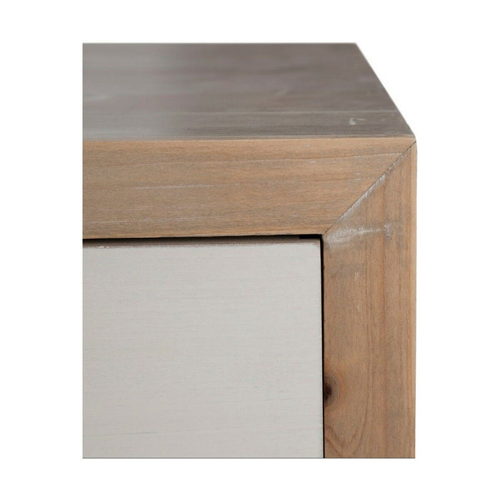 Mobilier pentru Hol KENSY 95 x 40 x 75 cm Natural Lemn Alb