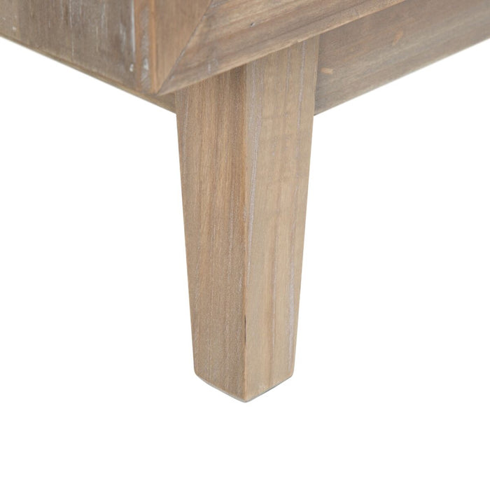 Mobilă TV KENSY 120 x 34 x 54,5 cm Natural Lemn Alb