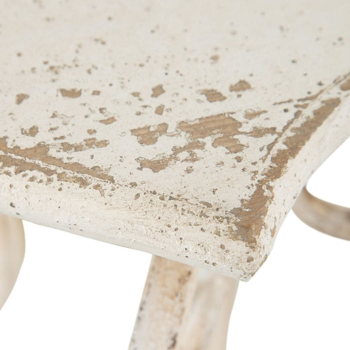 Mobilier pentru Hol 112,5 x 43,5 x 80 cm Metal Lemn Alb