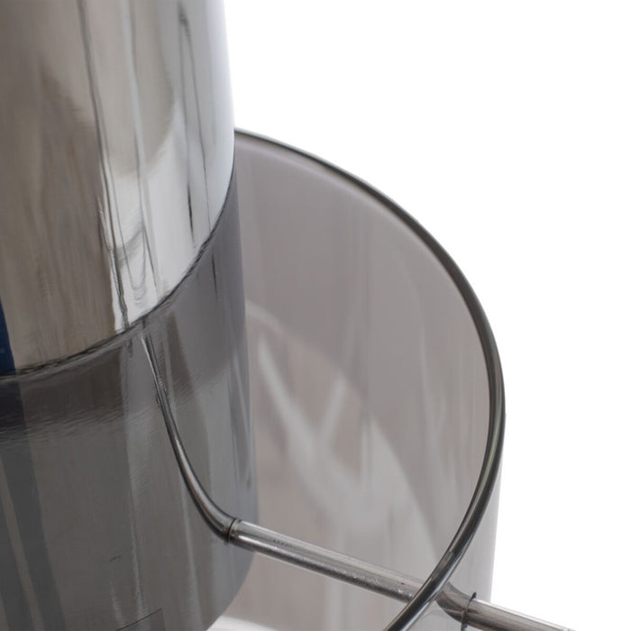 Lustră 13 x 13 x 120 cm Geam Metal Argintiu Ø 15 cm