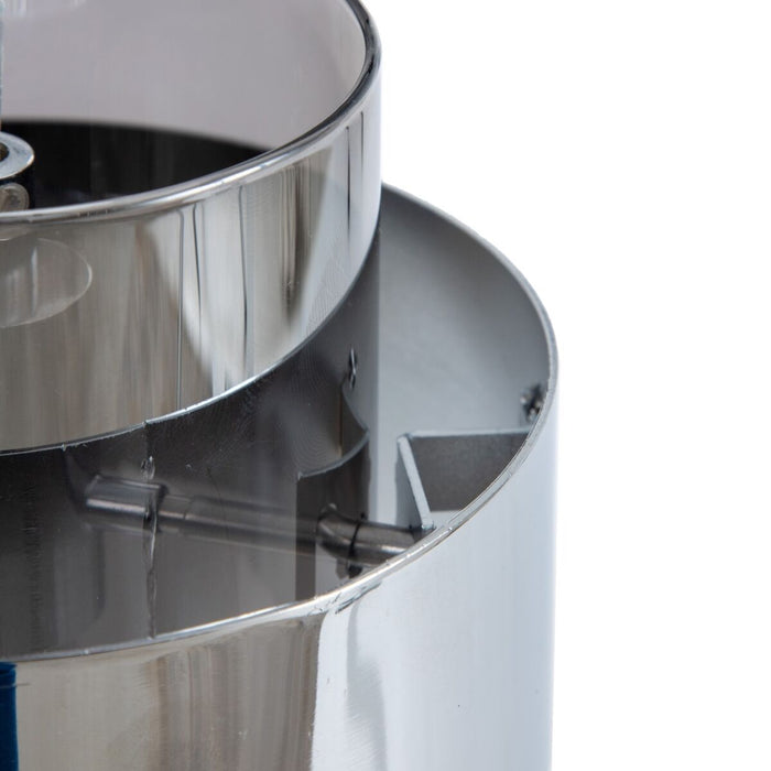 Lustră Geam Metal Argintiu Ø 10 cm 20 x 20 x 120 cm