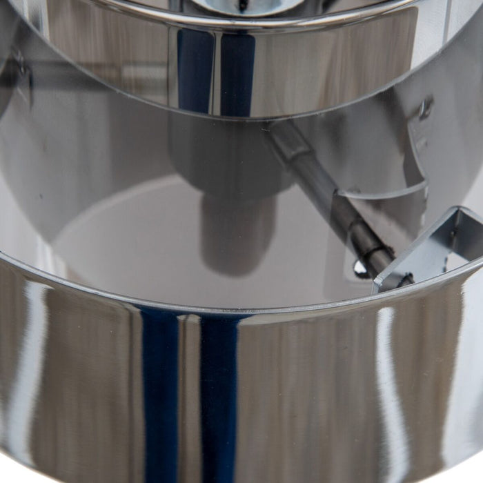 Lustră Geam Metal Argintiu Ø 10 cm 20 x 20 x 120 cm