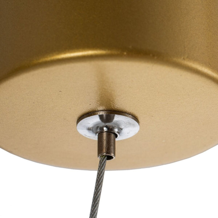 Lustră 120 x 33 x 33 cm Geam Auriu* Metal