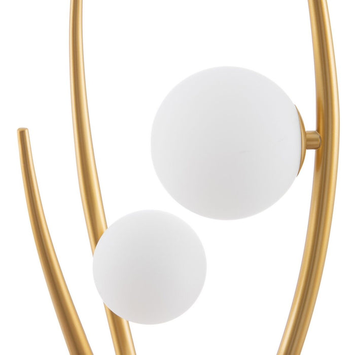 Lampă de masă Auriu* Metal Geam Fier Hierro/Cristal 28 W 220 V 240 V 220 -240 V 22 x 22 x 70 cm