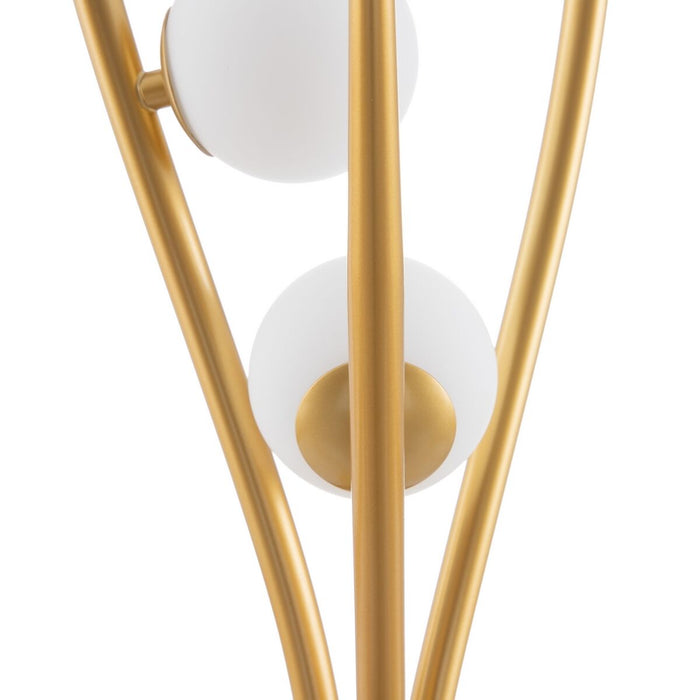 Lampă de masă Auriu* Metal Geam Fier Hierro/Cristal 28 W 220 V 240 V 220 -240 V 22 x 22 x 70 cm