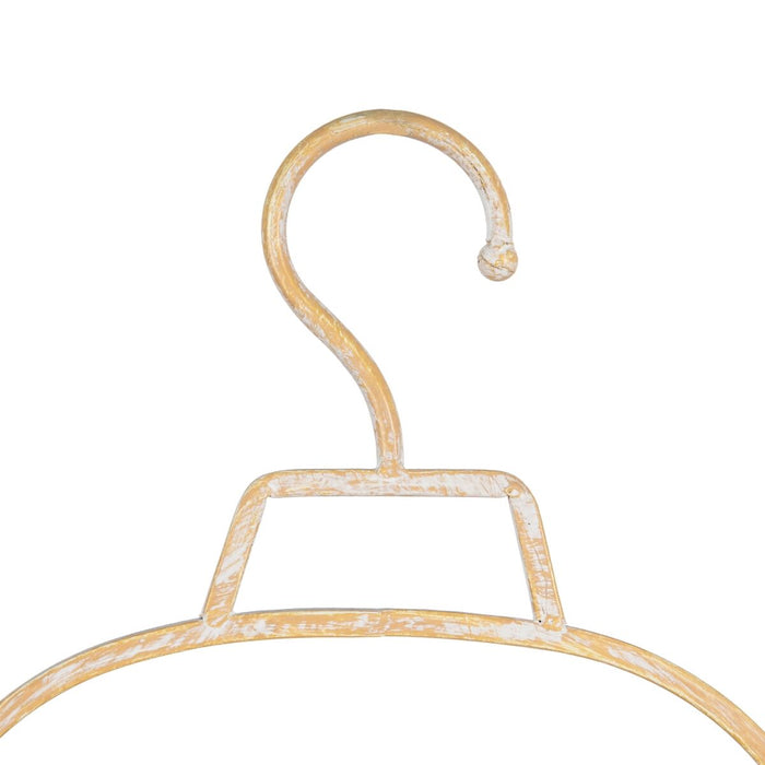 Raft 39,5 x 10,5 x 70 cm Natural Metal Alb