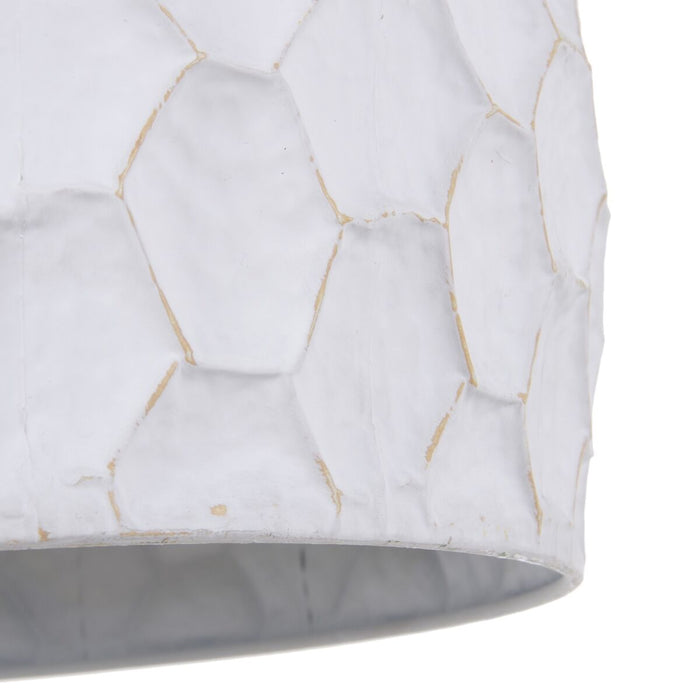 Lustră 35,5 x 35,5 x 29,5 cm Metal Alb