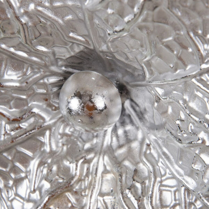 Decorațiune de Perete 189 x 9 x 111 cm Metal Argintiu