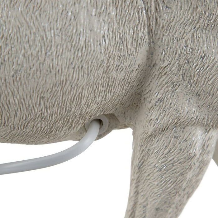 Lampă de masă Alb Policarbonat Polirășină 60 W 220 V 240 V 220-240 V 61 x 26 x 55 cm