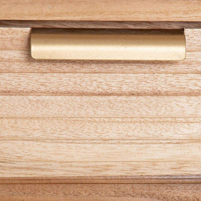 Noptieră HONEY Natural Lemn de paulownia Lemn MDF 40 x 30 x 77,5 cm