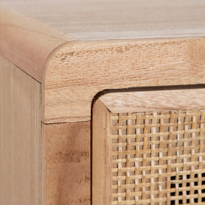 Mobilă pentru Hol cu Sertare HONEY 80 x 40 x 82 cm Natural Lemn Ratan