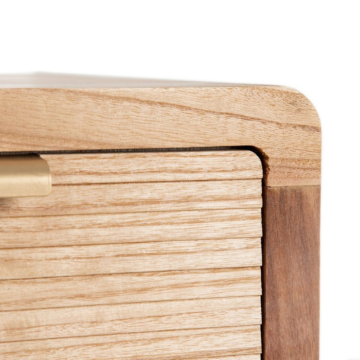 Mobilă TV HONEY Natural Lemn de paulownia Lemn MDF 110 x 50 x 45 cm