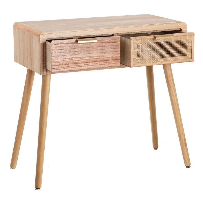 Consolă HONEY Natural Lemn de paulownia Lemn MDF 80 x 40 x 78 cm