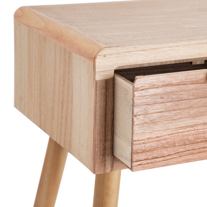 Consolă HONEY Natural Lemn de paulownia Lemn MDF 80 x 40 x 78 cm