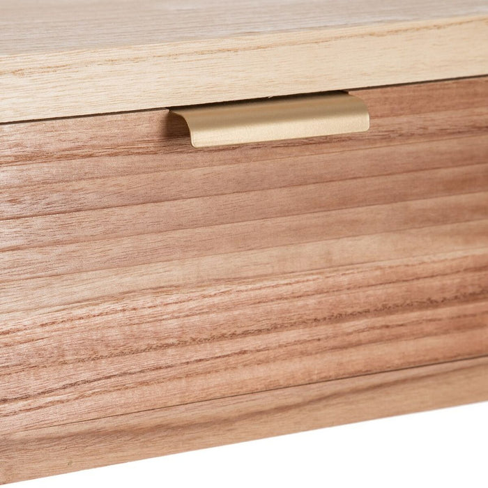 Consolă HONEY Natural Lemn de paulownia Lemn MDF 80 x 40 x 78 cm