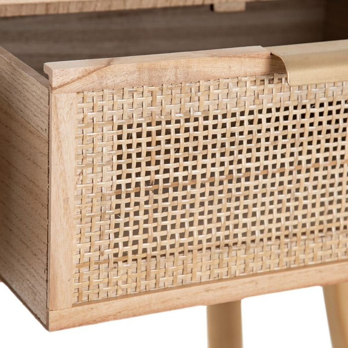 Consolă HONEY Natural Lemn de paulownia Lemn MDF 80 x 40 x 78 cm