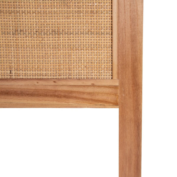 Tăblie de Pat HONEY Natural Lemn Ratan Lemn de paulownia 160 x 3,5 x 120 cm