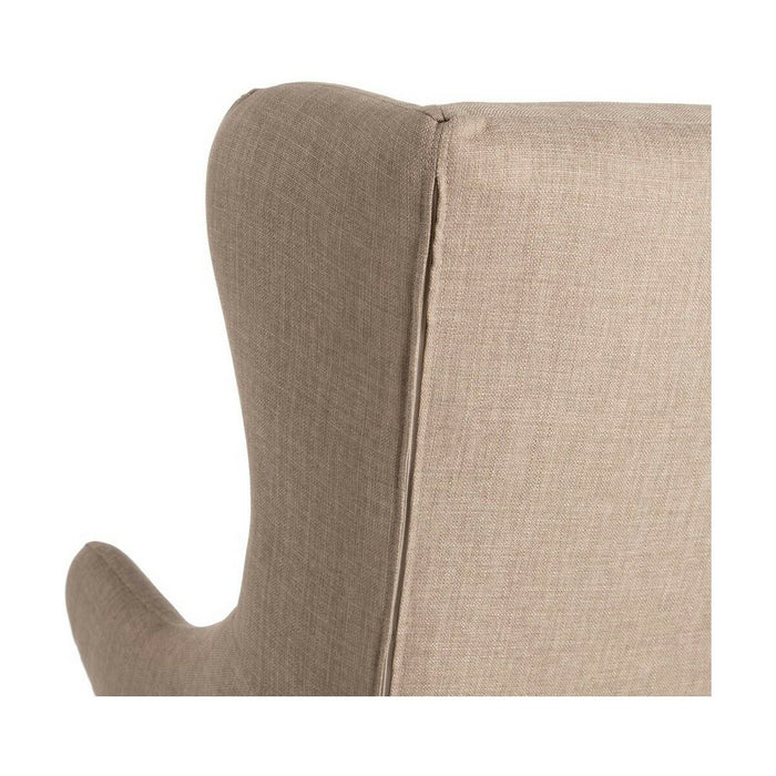 Scaun Balansoar 70 x 91 x 109 cm Țesut Sintetic Lemn Gri Maroniu