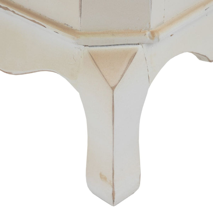 Servantă DAISY 72 x 34 x 75 cm Natural Lemn Alb DMF