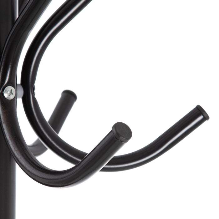 Stojan na klobouky 41 x 41 x 180 cm Negru Metal