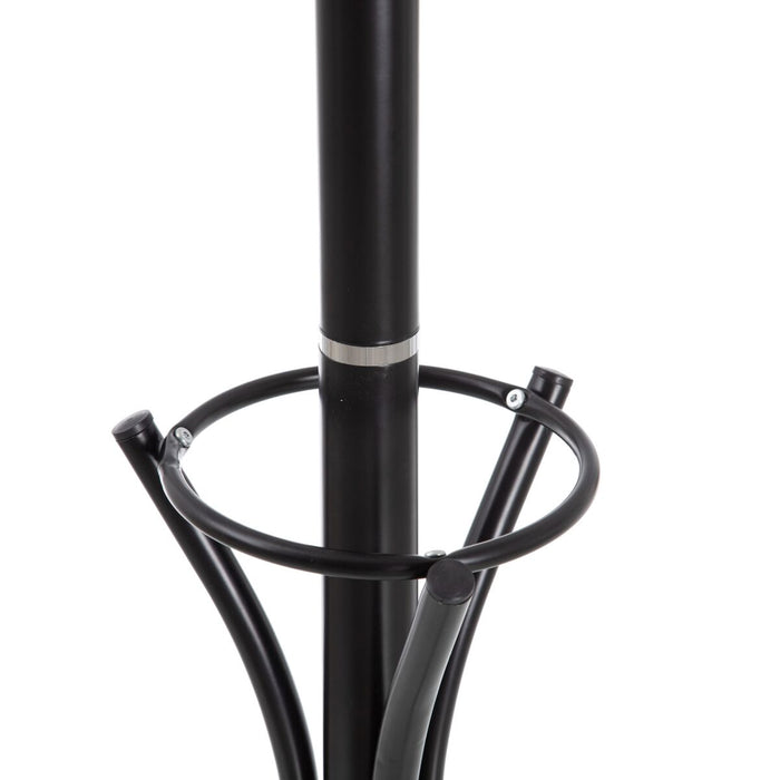 Stojan na klobouky 41 x 41 x 180 cm Negru Metal