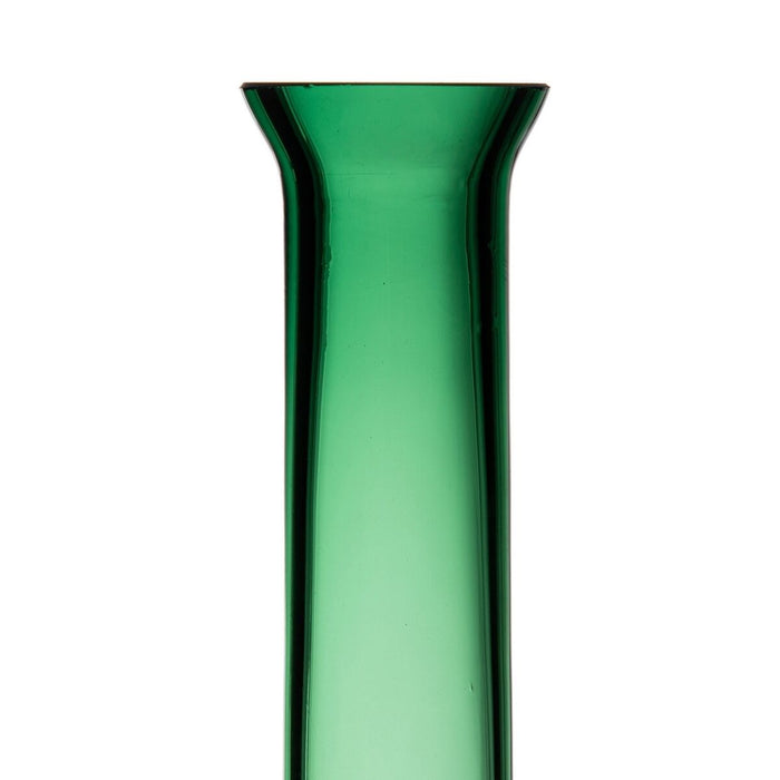 Vază Verde Sticlă 10 x 10 x 27,5 cm