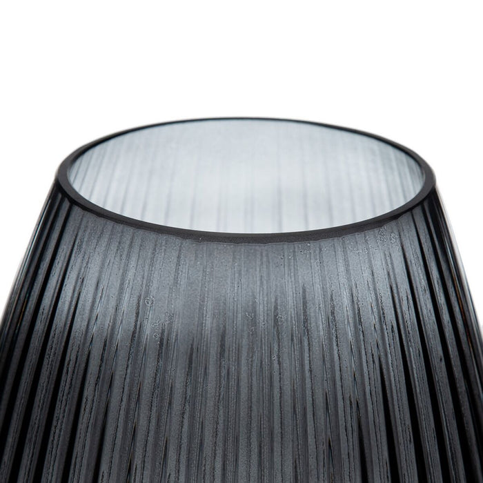 Vază 17,5 x 17,5 x 27 cm Gri Sticlă