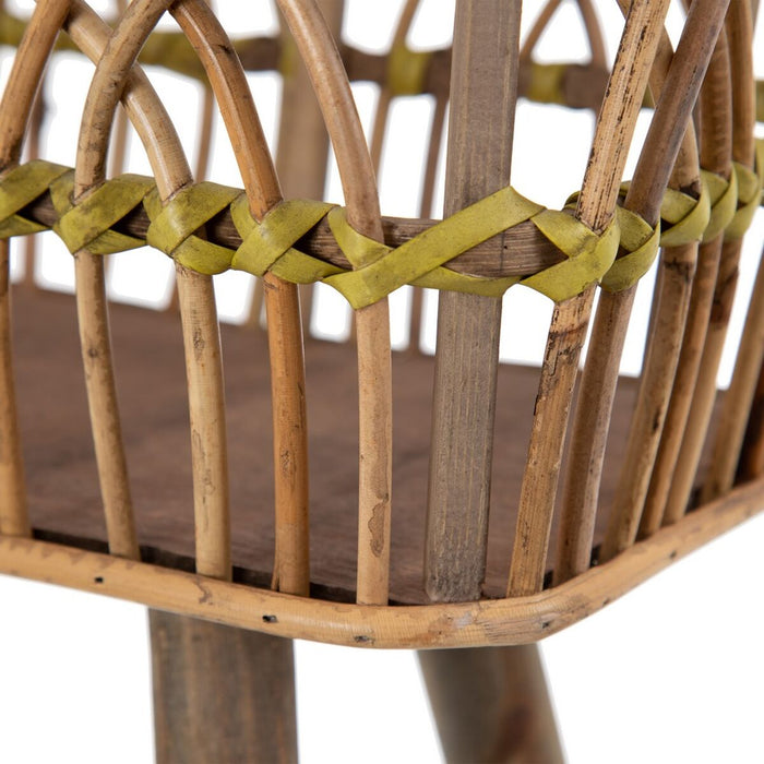 Ghiveci 60 x 21 x 68 cm Natural Lemn Bambus