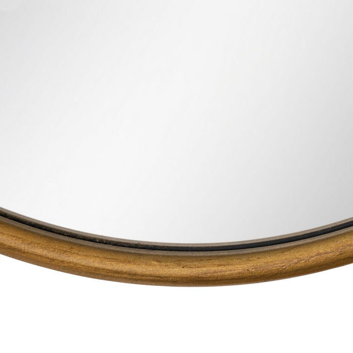 Oglindă de perete 51 x 2,5 x 51 cm Auriu* Metal