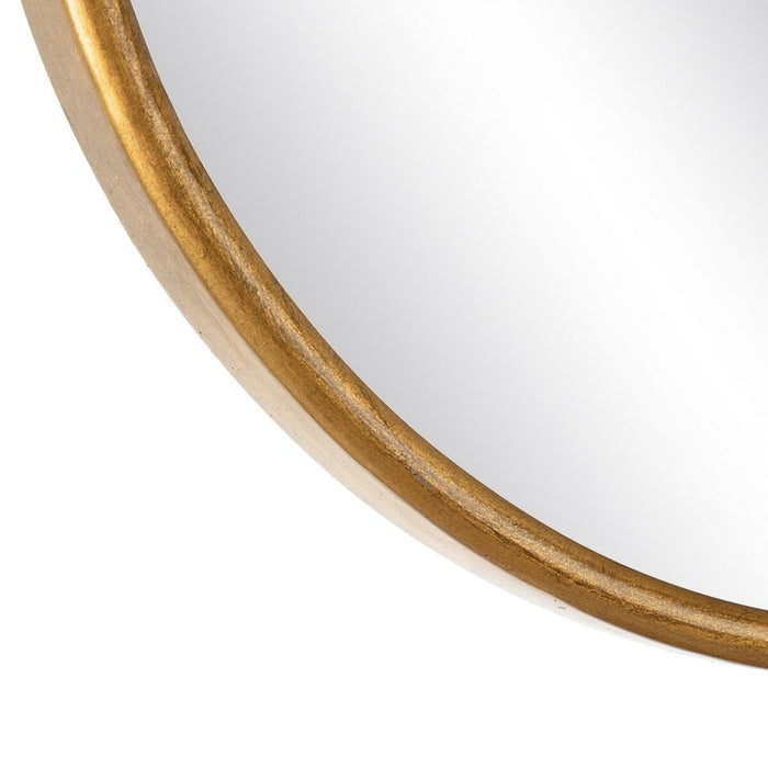 Oglindă de perete 51 x 2,5 x 51 cm Auriu* Metal