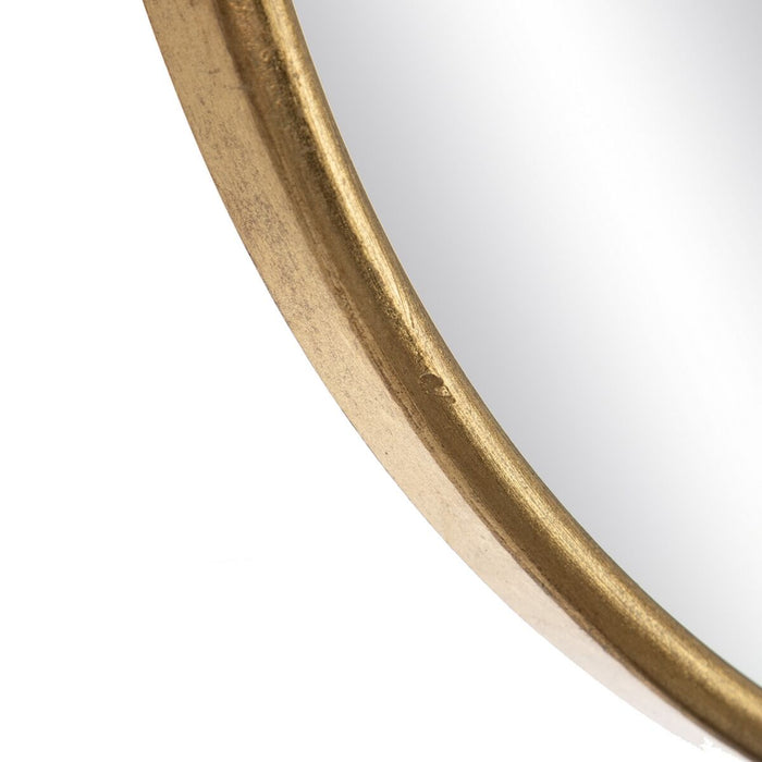 Oglindă de perete Auriu* Geam Fier 76 x 3 x 76 cm