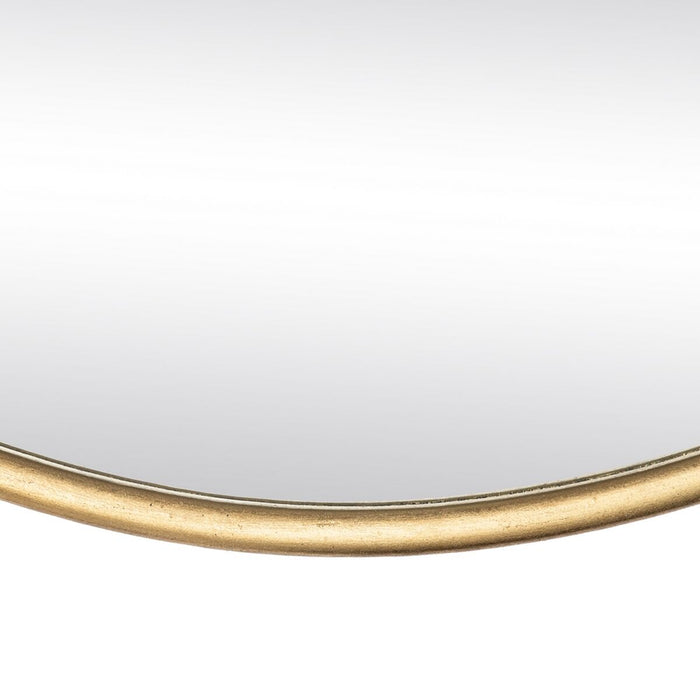 Oglindă de perete Auriu* Geam Fier 76 x 3 x 76 cm