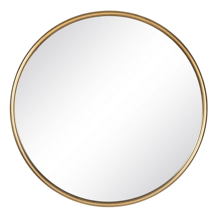 Oglindă de perete Auriu* Geam Fier 91 x 3 x 91 cm